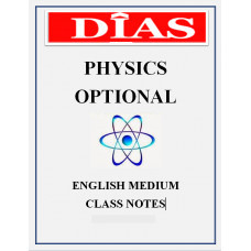 DIAS Physics Optional English Class notes