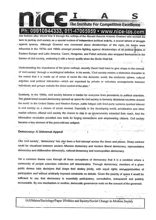 NICE IAS SOCIOLOGY PRINTED ENGLISH MEDIUM