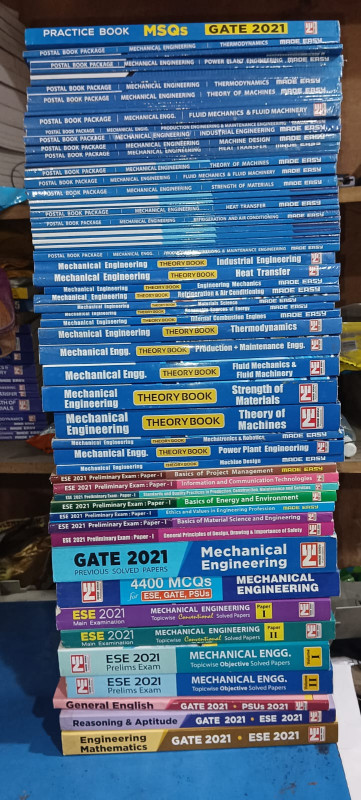 Mechanical Engineering postal  Package Original Books - 2021-2022: for ESE, GATE Theory & practice Set of Books-63 Made Easy