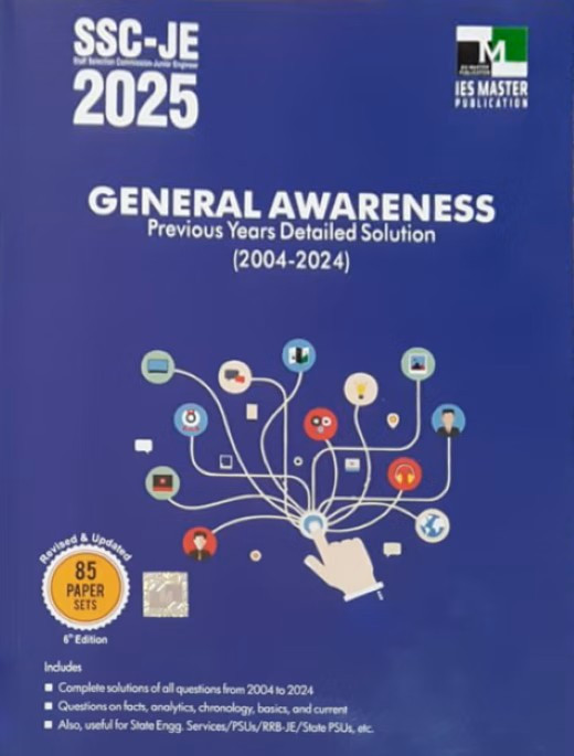 SSC-JE 2025 General Awareness Previous Years Detailed solution IES Master