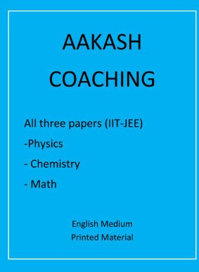 AAKASH COACHING IIT JEE ALL SUBJECTS