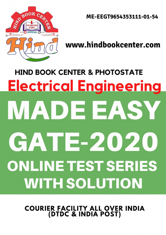 GATE TEST SERIES 2020 ; Electrical Engineering ( MADE EASY )
