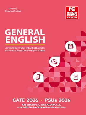 General English for GATE and PSUs: 2026 (Made Easy)