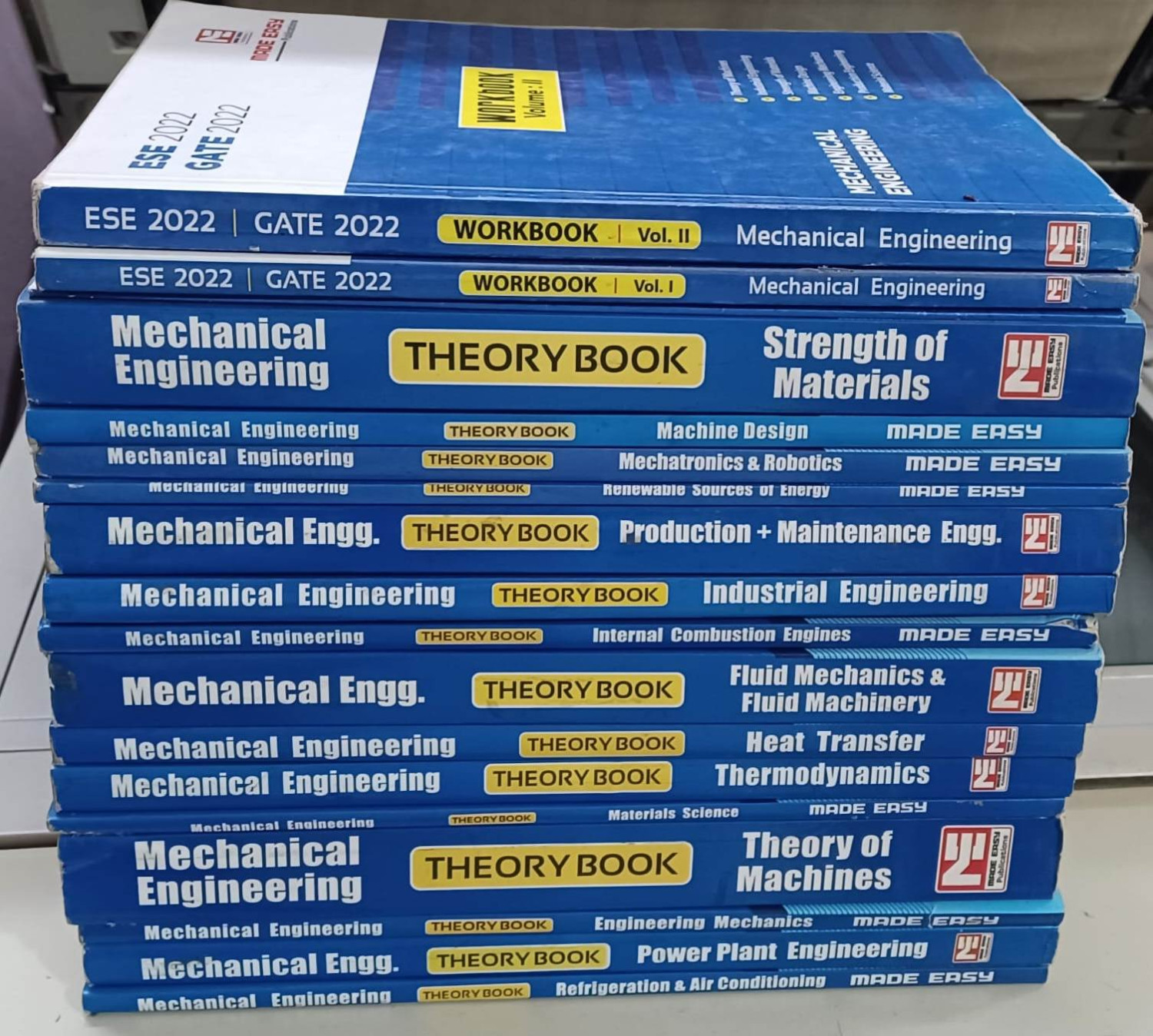 Mechanical Engineering Classroom Study Package Original Books - 2022: for ESE, GATE & PSUs (Theory &Workbok Set of Books-17 Made Easy)