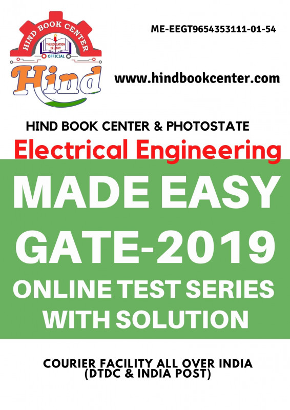 GATE TEST SERIES 2019 ; Electrical Engineering ( MADE EASY )