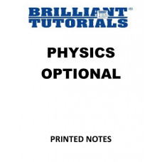 PHYSICS OPTIONAL BRILLIANT TUTORIAL PRINTED MATERIAL