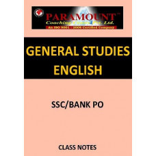 GENERAL STUDIES PARAMOUNT CLASS NOTES ENGLISH MEDIUM