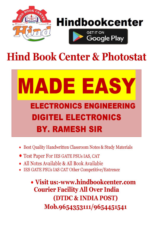 Digital Electronics BY-RAMESH Sir Handwritten Notes Electronics Engineering Made Easy