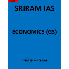 SRIRAM IAS ECONOMY PRINTED NOTES