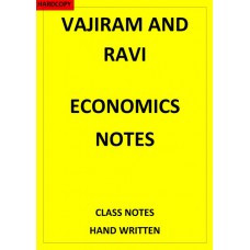 VAJIRAM AND RAVI ECONOMICS CLASS NOTES
