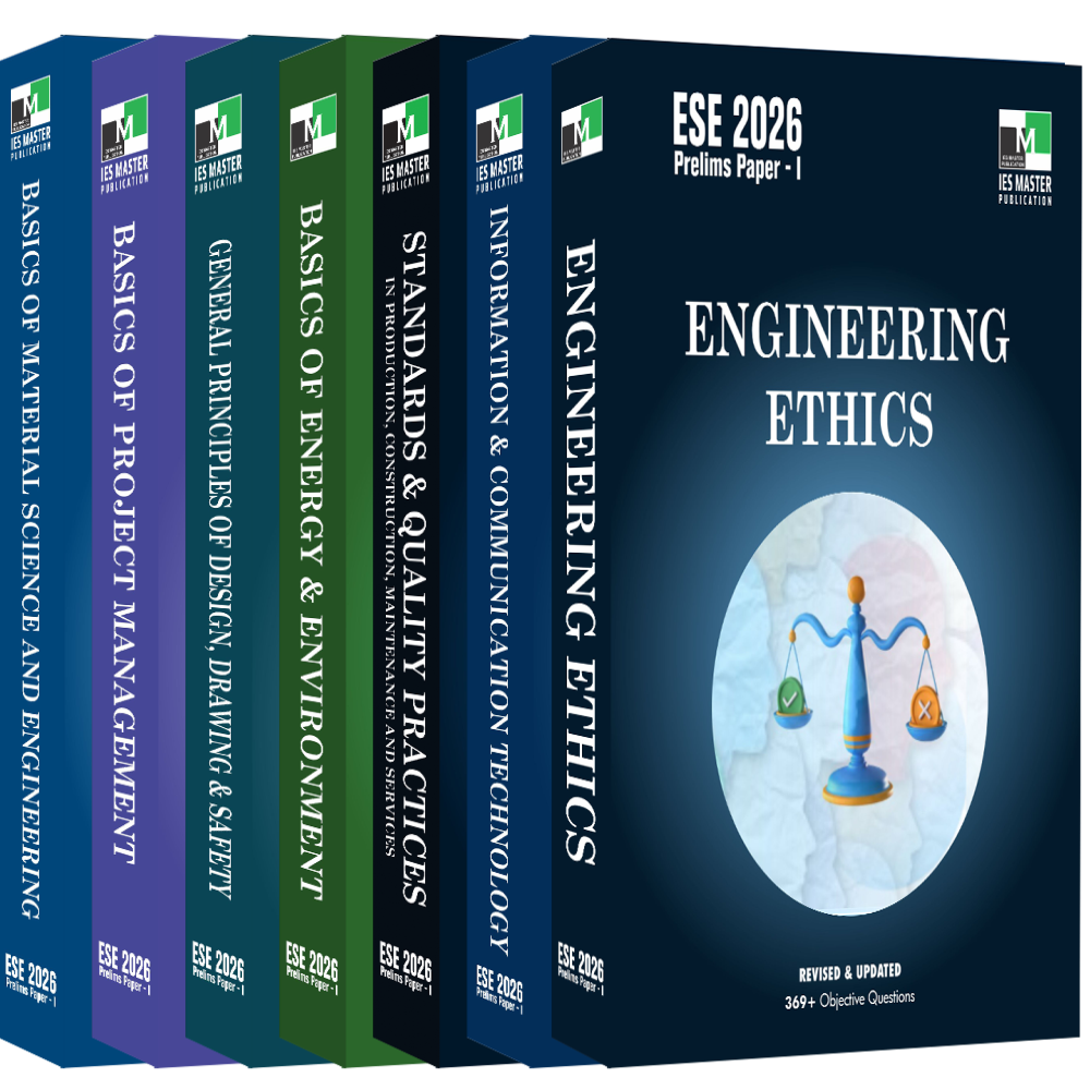 ESE 2026 - Non-Tech Books ESE Exams Preparation IES MASTER
