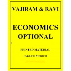 VAJIRAM AND RAVI ECONOMICS OPTIONAL ENGLISH PRINTED MATERIAL