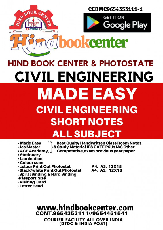 Civil Topper Handwritten Short Notes Made Easy