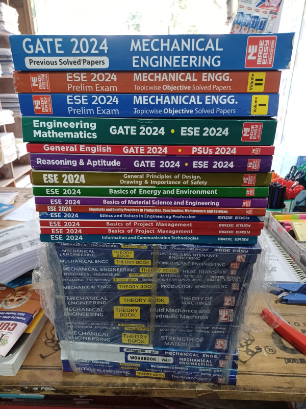 Mechanical Engineering Classroom Study Package Original Books - 2024: for ESE, GATE & PSUs (Theory &Workbok Set of Books-32 Made Easy)
