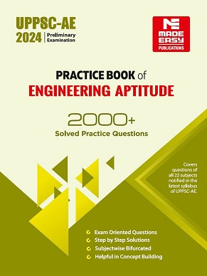 UPPSC-AE 2024: Prelims Exam 2000+ Practice Book of Engineering Aptitude MADE EASY