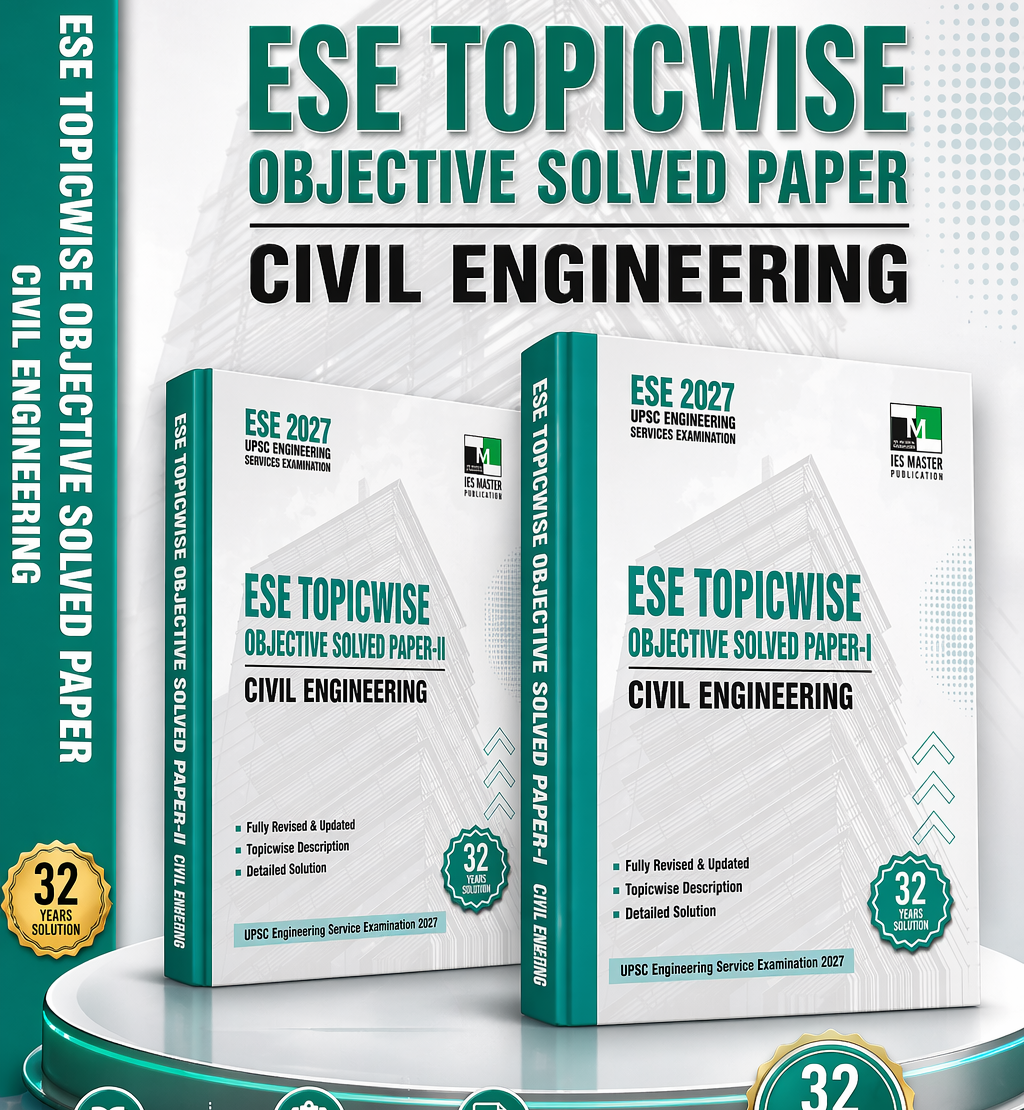 ESE 2027 Preliminary Exam Civil Engineering Objective Solved Paper Vol-1 & 2 IES MASTER