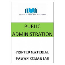 PUBLIC ADMINISTRATION PRINTED MATERIAL PAWAN KUMAR