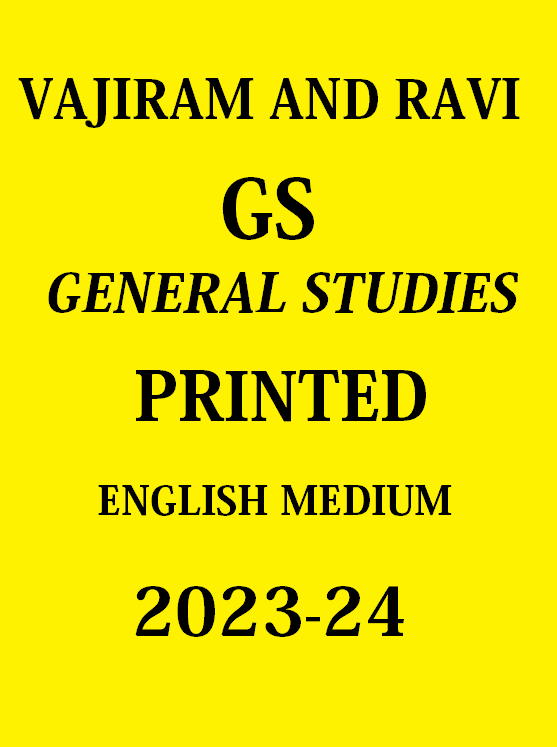 VAJIRAM AND RAVI GENERAL STUDIES FULL SET PRINTED NOTES 2023-2024