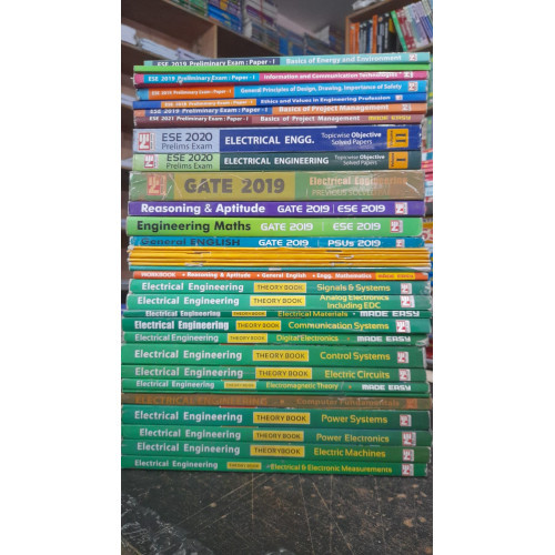 Electrical Engineering Classroom Study Package Original Books - 2019 : for ESE, GATE & PSUs (Set of Books-37 Made Easy)